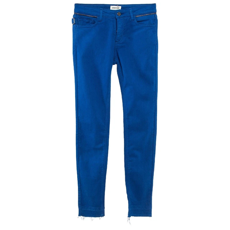 Pre-Owned Zadig & Voltaire Women's Cotton Drill Skinny Eva Cher Jeans