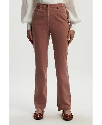 Karen Millen Women's Stretch Cord Kickflare Jean