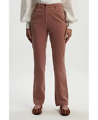 Karen Millen Women's Stretch Cord Kickflare Jean