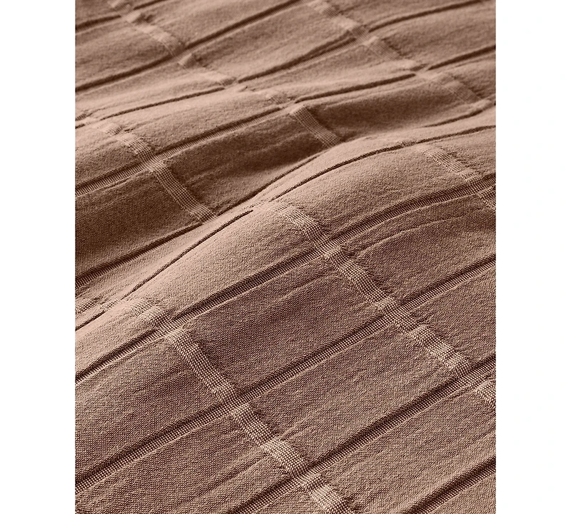 Oake Textured Check 3-Pc. Comforter Set, Full/Queen, Exclusively for Macy's