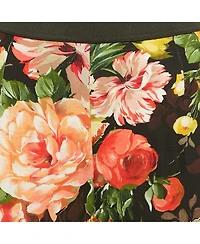 Pre-Owned Dolce & Gabbana Women's Black Floral Crepe Trousers