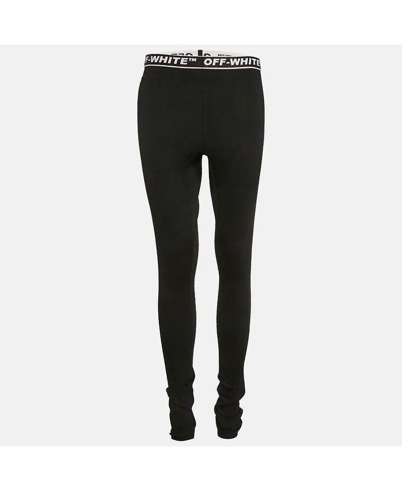 Pre-Owned Off-White Women's Logo Band Jersey Active Leggings