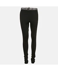Pre-Owned Off-White Women's Logo Band Jersey Active Leggings