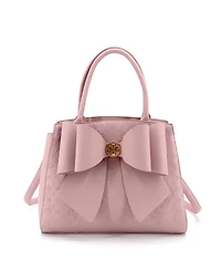 Like Dreams Royal Cross-Elegance Bow Medium Satchel Bag