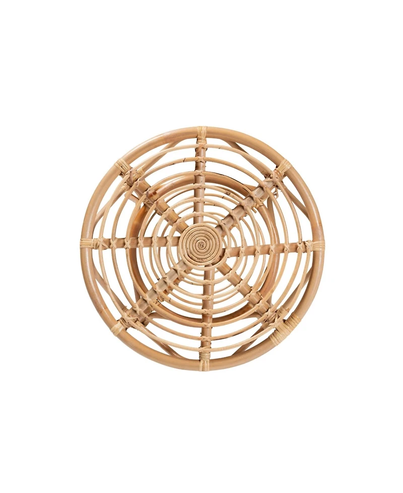 Baxton Studio Alleta 3-Pc. Rattan Bohemian Living Room Set