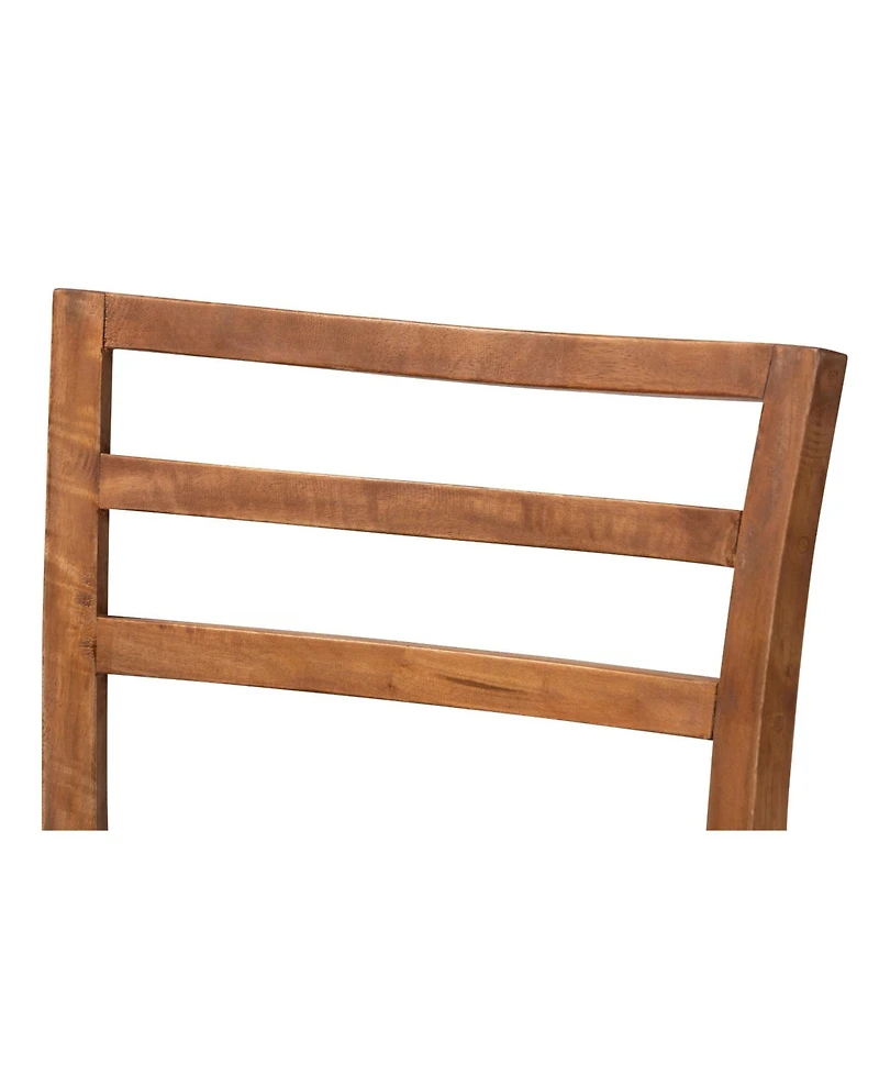 Furniture Arthur 2-Pc. Wood Mid-Century Dining Chair Set