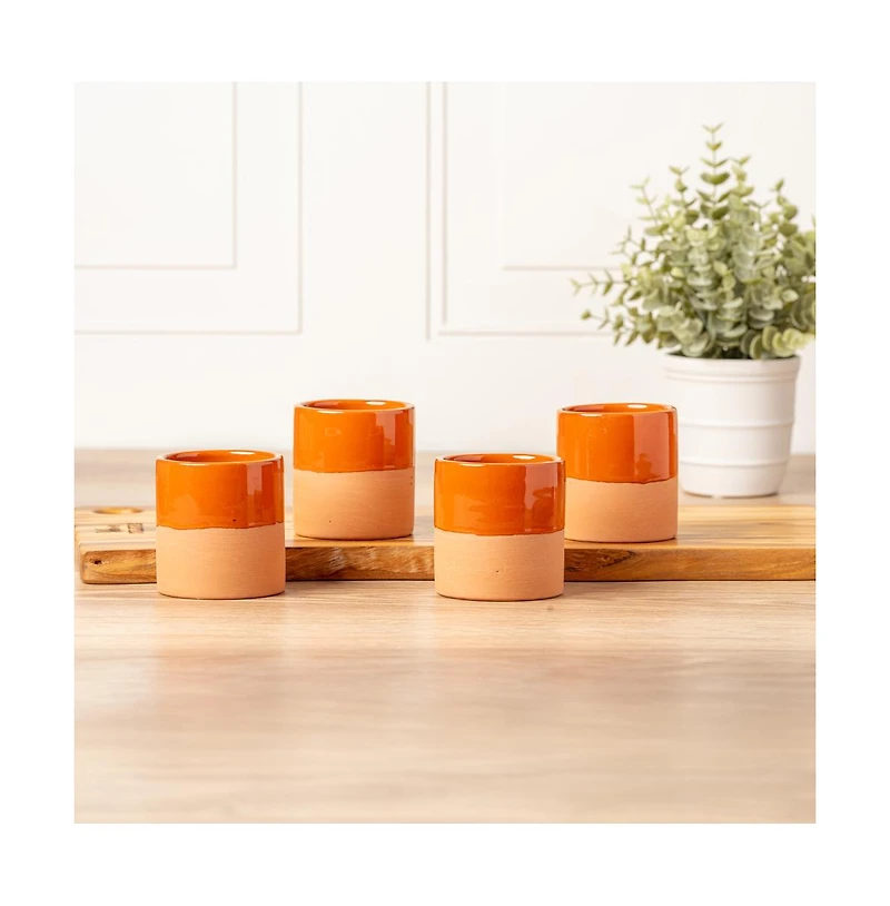 Verve Culture Terracotta Cups - Rust