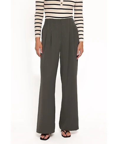Petal and Pup Women's Hayden Pleated Wide Leg Pant