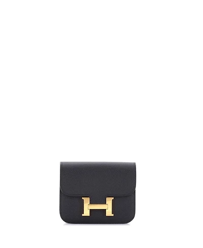 Pre-Owned Hermes Constance Slim Wallet Epsom