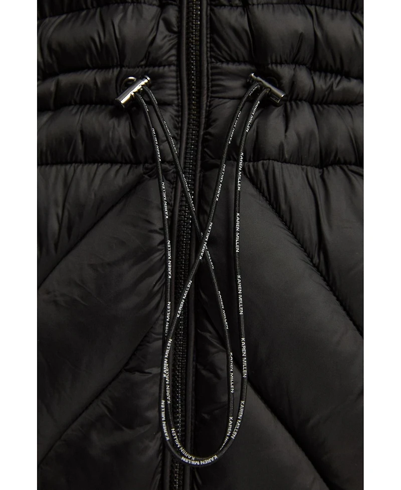 Karen Millen Women's Lightweight Packable Maxi Coat