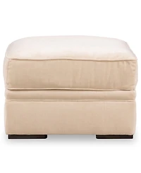 Teddie 32" Plush Fabric Ottoman