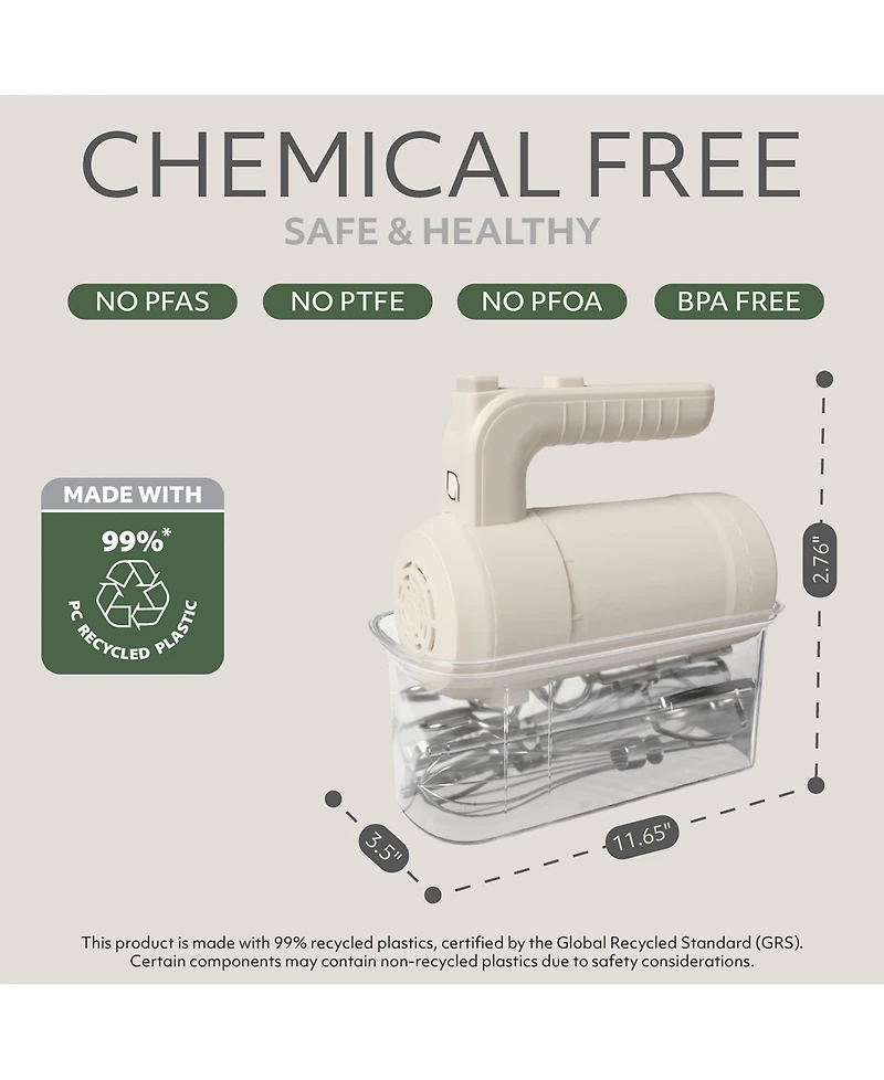 Willow Kitchen 5-Speed Control Hand Mixer