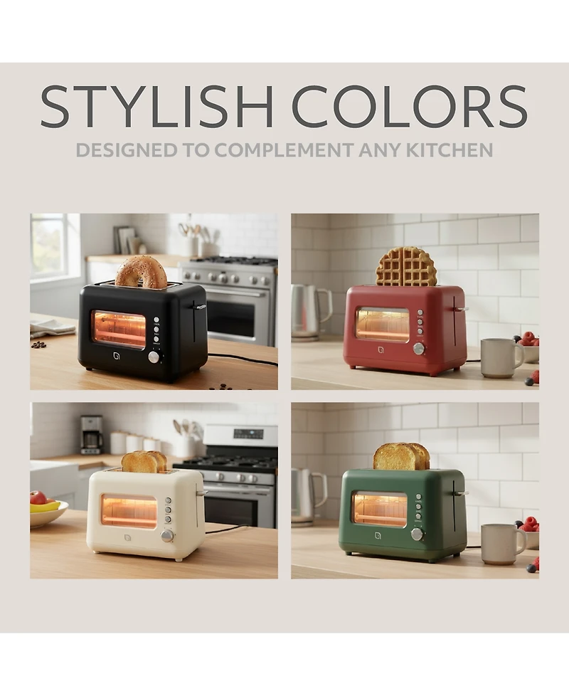 Willow Kitchen 2 Slice Toaster With Window