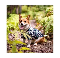 Parisian Pet Palm Leaves Camp Dog Shirt