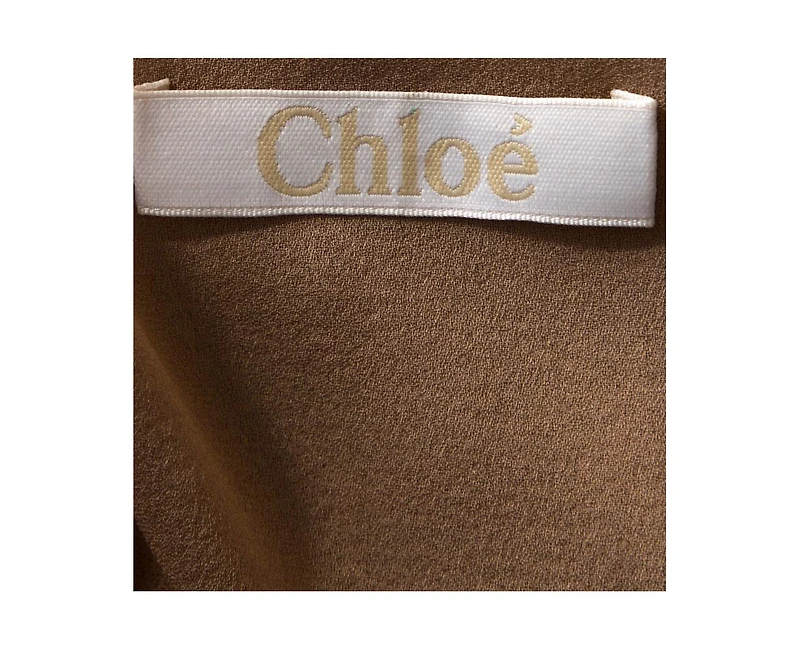 Pre-Owned Chloe Women's Beige Lace Sleeveless Top