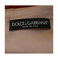 Pre-Owned Dolce & Gabbana Women's Beige Satin Lace Trim Detail Sleeveless Mini Dress