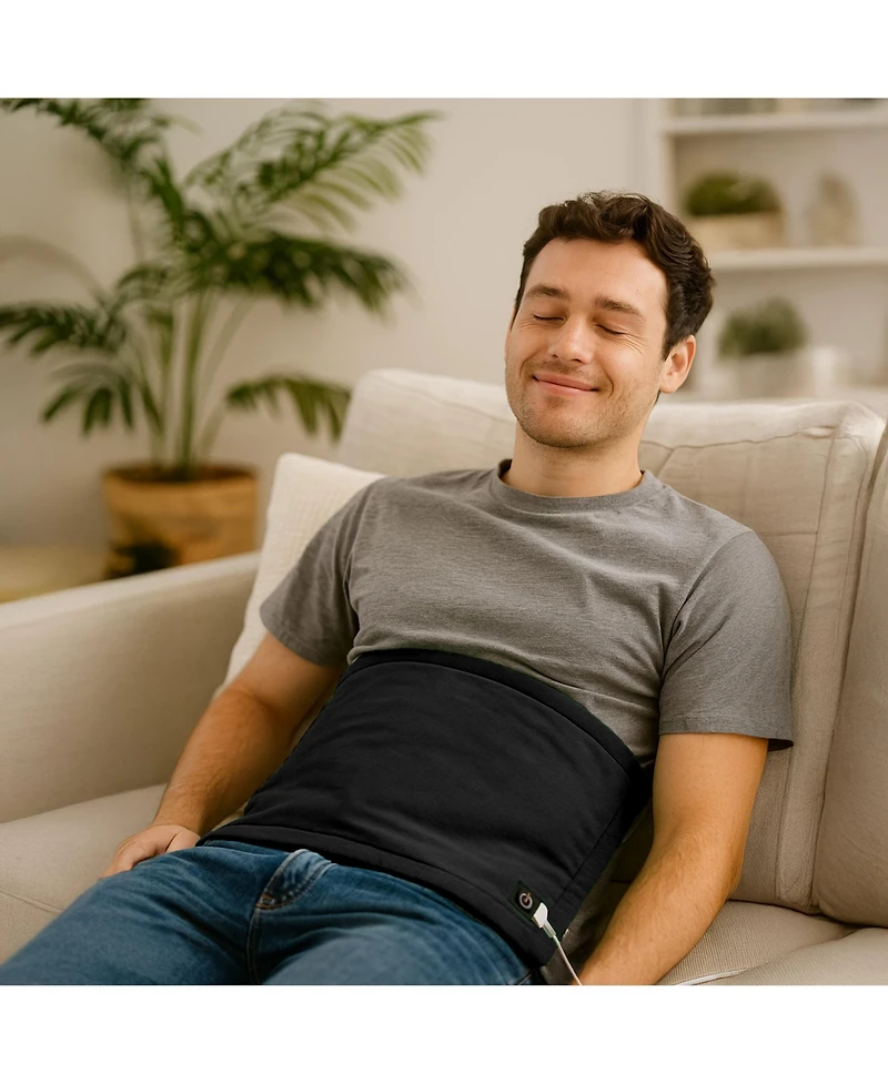 Pursonic Ultimate Heat & Relaxation Duo: Foot Warmer + Xl Heating Pad Bundle