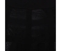 Pre-Owned Alexander Mcqueen Women's Patterned Silk Knit Midi Skirt