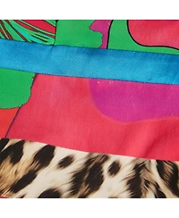 Pre-Owned Roberto Cavalli Womens Multicolor Printed Jersey Maxi Dress