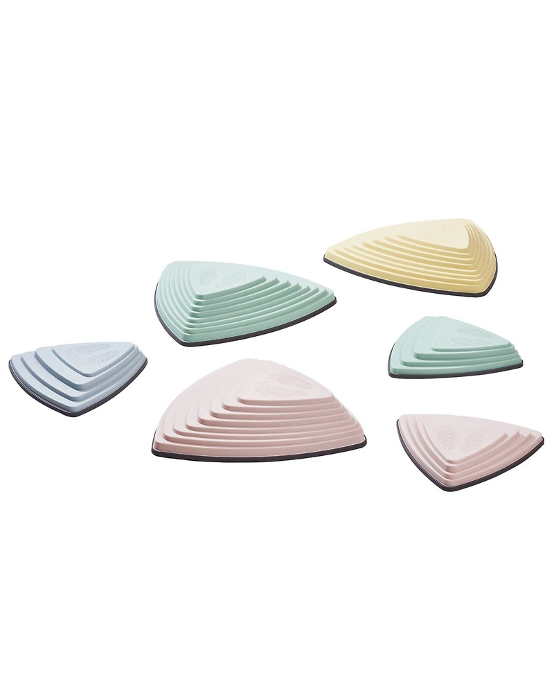 Hongge Balance Stepping Stones for Kids 6 Pcs Non-Slip Design