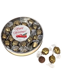 Just Candy Holiday Truck Dubai Chocolate Truffles Gift Tin, 22 Truffles