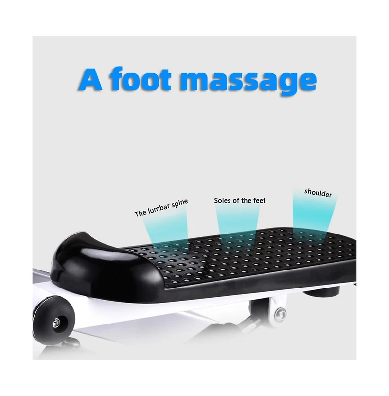 Artudatech Stepper Machine with Handles & Resistance Cords for Low-Impact Full Body Cardio, Features Lcd Display