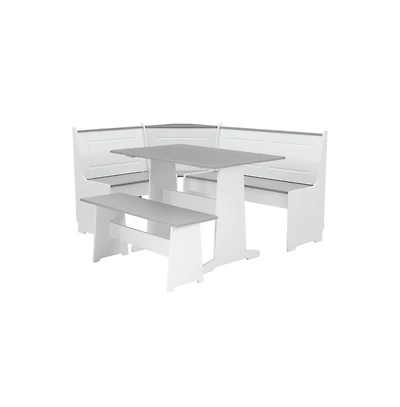 Linon Ardmore Nook White And Gray