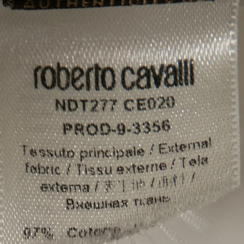 Pre-Owned Roberto Cavalli Women's Cotton Capri Pants