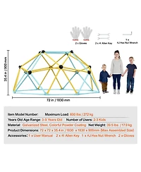 Sugift 6FT Kids Climbing Dome 600 Lb Capacity Indoor Outdoor