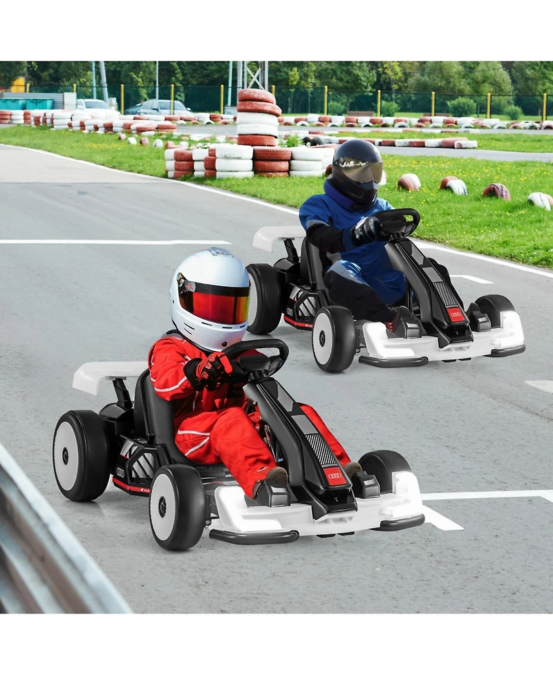 Hongge 24V Electric Go Kart for Kids with Drift and Sport Modes