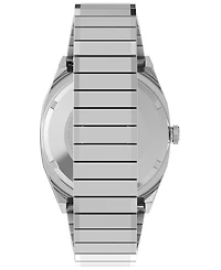 Timex Men's Automatic Silver-Tone Stainless Steel Watch, 34mm