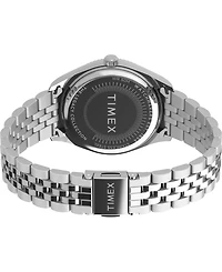 Timex Women's Quartz Analog Silver-Tone Stainless Steel Watch, 36mm