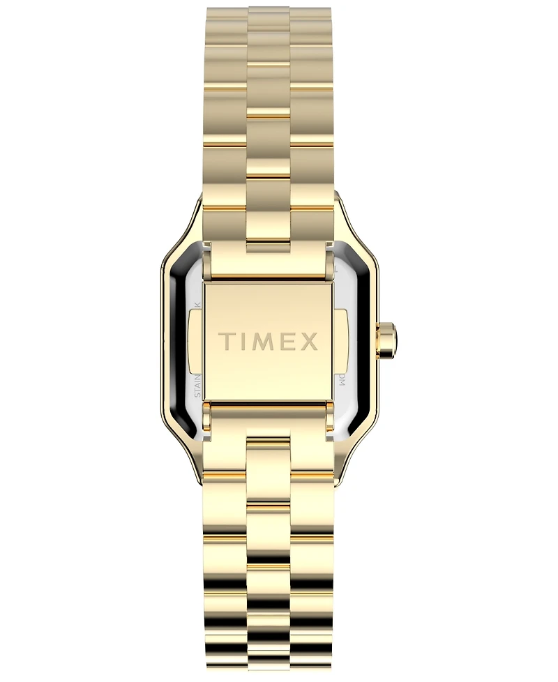 Timex Women's Quartz Analog Gold-Tone Stainless Steel Watch, 23mm