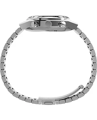 Timex Men's Chronograph Silver-Tone Stainless Steel Watch, 40mm