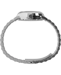 Timex Men's Quartz Analog Silver-Tone Stainless Steel Watch, 40mm