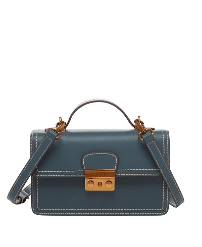 Susu Top Handle Leather Crossbody Bag Small Purse