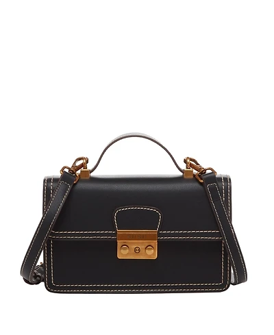 Susu Top Handle Leather Crossbody Bag Small Purse