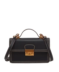 Susu Top Handle Leather Crossbody Bag Small Purse