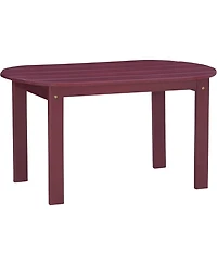 Linon Adirondack Red Coffee Table