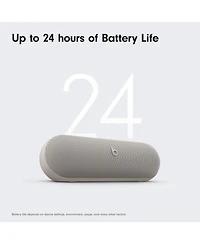 Beats Pill Portable Wireless Bluetooth Speaker and Charger - Light Gray