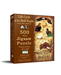 SunsOut Life Cycle of the Bald Eagle 500 piece Jigsaw Puzzle for Adults