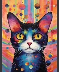 SunsOut Pop Art Cat 500 piece Jigsaw Puzzle for Adults