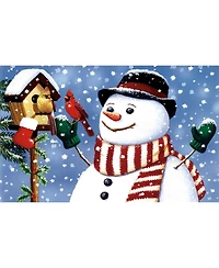 SunsOut Snowman/Birdhouse 300 piece Jigsaw Puzzle for Adults Christmas