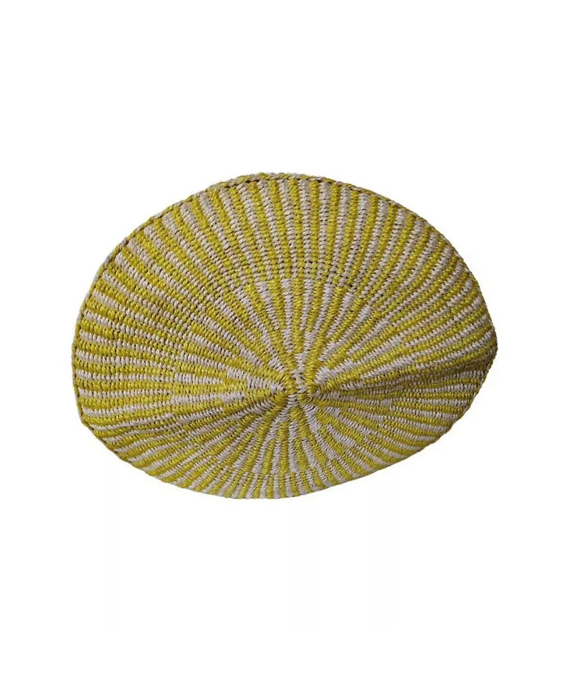 Golden Glow Warmth Handmade Sisal Straw Summer Basket Tote