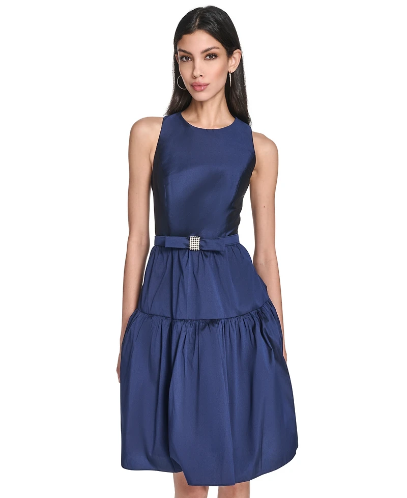 Eliza J Women's Ruffle Skirt Flounce Dress