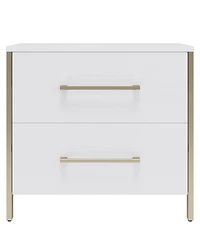 Furniture 26" Emila 2-Drawer Nightstand
