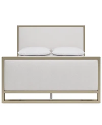 Furniture Emila 3-Pc. Queen Bed Set Upholstered Queen Bed, 2-Drawer Nightstand and Dresser