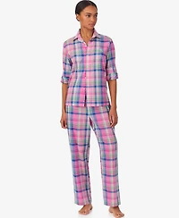 Lauren Ralph Women's Long Pajama Set