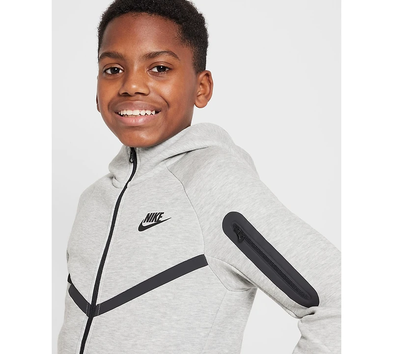 Nike Big Boys Sportswear Full-Zip Tech Fleece Hoodie