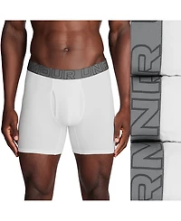 Under Armour Men's Boxerjock Performance 6" Boxer Brief, 3-Pack
